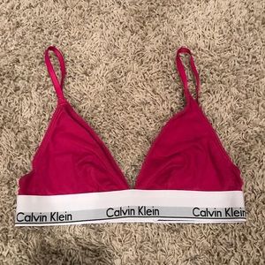 Calvin Klein pink bralette